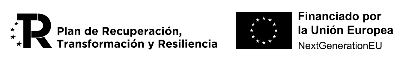 Logo PRTR y logo Financiado por la Union Europea